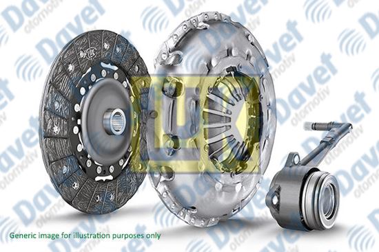 LUK 623356333 Debriyaj Seti Rulmanli Insignia - Astra J - Corsa E - Meriva B - Mokka - A14net - A14nel - B14net - B14nel 1.4 - 1.4 Turbo 11->